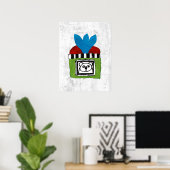 Koala At Home Poster Wall Art (Bureau à domicile)