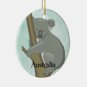 Koala Australie Design ornement en céramique (Droite)