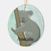 Koala Australie Design ornement en céramique (Gauche)