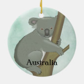 Koala Australie Design ornement en céramique (Dos)