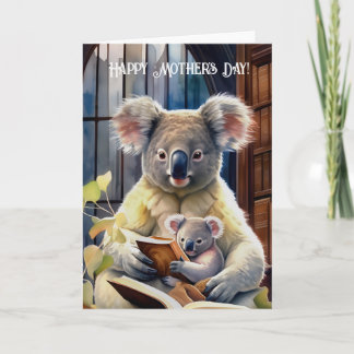 Koala avec bébé - Bonne fête des mères