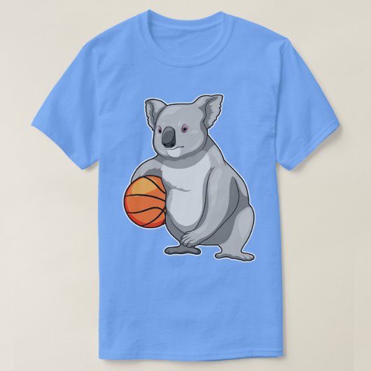 Koala Basketball-speler Basketball T-shirt (Design voorkant)