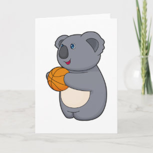 Koala Basketbalspeler Basketbal Kaart