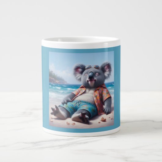 Koala Beach Extra Grote Beker (Voorkant)