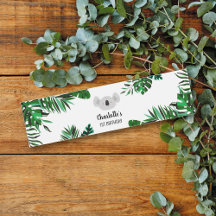 Koala Bear Birthday Étiquette de bouteille d'eau