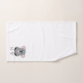 Koala Bear Design Monogrammed Bad Handdoek (Handdoek)