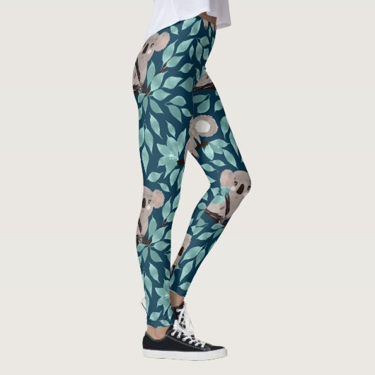 Koala Bear Leggings bleus Turquoises (Droite)