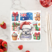 Koala Bear on Australia themed  Servet (Insitu)