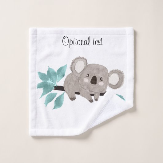 Koala Bear sur la branche d'arbre Laver le linge (Gant de toilette)