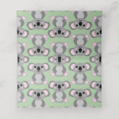 Koala Beer Baby shower (Binnenkant ongevouwen)