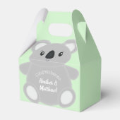Koala Beer Baby shower Bedankdoosjes (Achterkant)