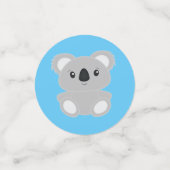 Koala Beer Baby shower Confetti (Kleine voorkant)