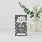 Koala Beer Baby shower Luier Raffle Ticket Informatiekaartje (Staand voorkant)