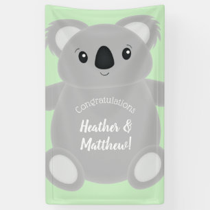 Koala Beer Baby shower Spandoek