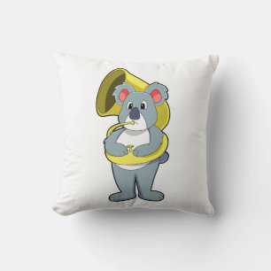 Koala-beer bij Muziek met Saxophone.PNG Kussen