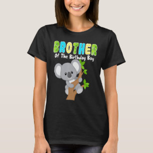 Koala Beer Birthday Brother van de Birthday Boy Ko T-shirt