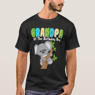 Koala Beer Birthday opa van de Birthday Boy Ko T-shirt