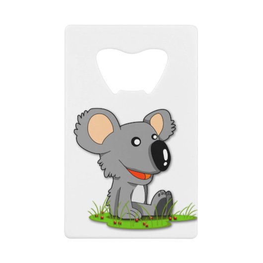 Koala Beer Bottle Open Kredietkaart Flessenopener (Voorkant)