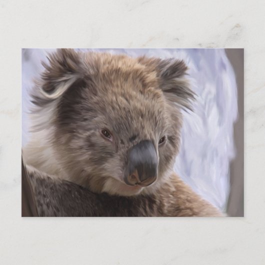 Koala Beer Briefkaart (Voorkant)