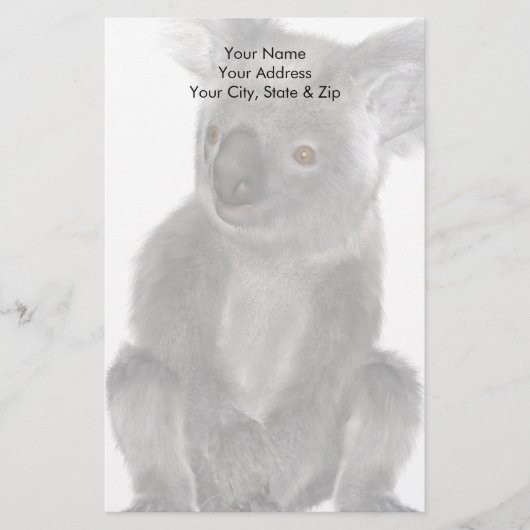 Koala Beer Briefpapier (Voorkant)