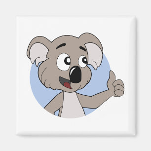 Koala beer cartoon magnet magneet