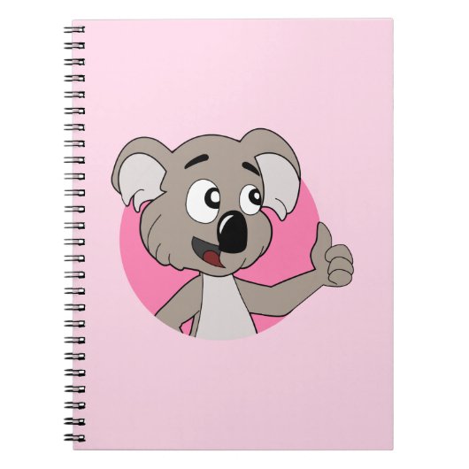 Koala beer cartoon notitieboek (Voorkant)