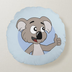Koala beer cartoon rond kussen