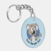 Koala beer cartoon sleutelhanger (Voorkant Links)