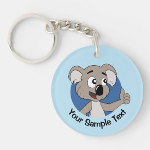 Koala beer cartoon sleutelhanger