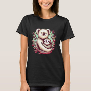 Koala Beer en Luiaard Knuffelen Dieren Liefhebbers T-shirt