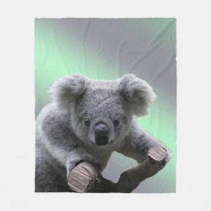 Koala Beer Fleece Deken