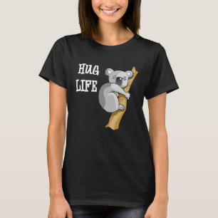 Koala Beer Hug Funny Quote Cool Afbeelding Koala T-shirt