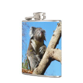 Koala-Beer in de oude boom, heupkolf Heupfles (Links)