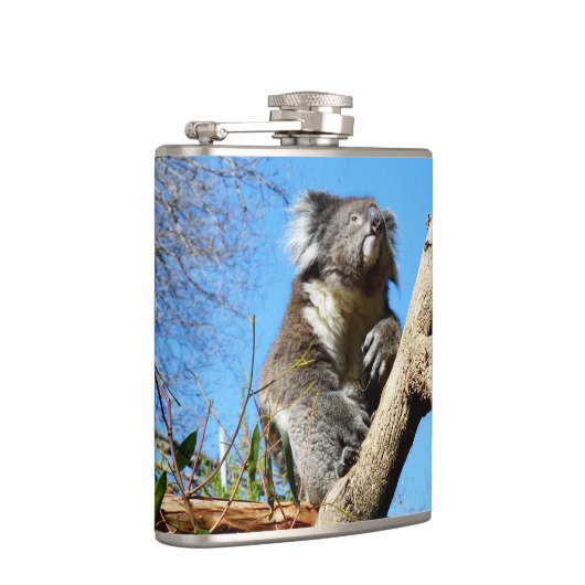 Koala-Beer in de oude boom, heupkolf Heupfles (Rechts)