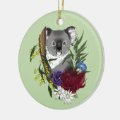 Koala Beer Keramisch Ornament (Links)