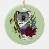 Koala Beer Keramisch Ornament (Achterkant)