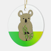Koala Beer Keramisch Ornament (Links)