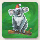 Koala Beer Kerstmis Bier Onderzetter (Voorkant)