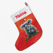 Koala Beer Kerstmis Grote Kerstsok (Achterkant (Hangend))