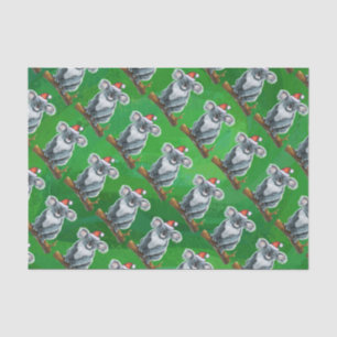 Koala Beer Kerstmis Tissuepapier