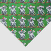 Koala Beer Kerstmis Tissuepapier (Detail)