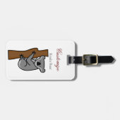 Koala Beer Klimaatboom Thunder_Cove Bagagelabel (Voorkant horizontaal)