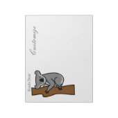 Koala Beer Klimaatboom Thunder_Cove Notitieblok (Gedraaid)