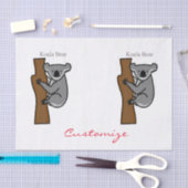 Koala Beer Klimaatboom Thunder_Cove Tissuepapier (Craft)