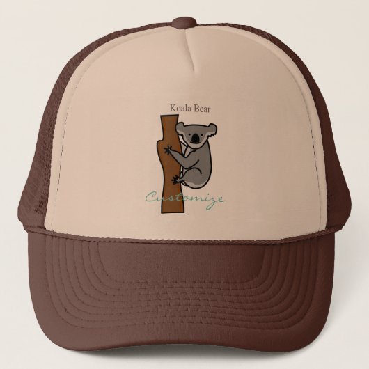 Koala Beer Klimaatboom Thunder_Cove Trucker Pet (Voorkant)