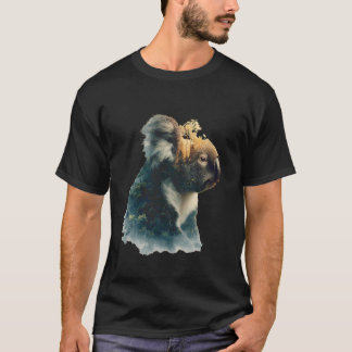 Koala Beer Liefhebber Motief Wilde Dieren Tropisch T-shirt