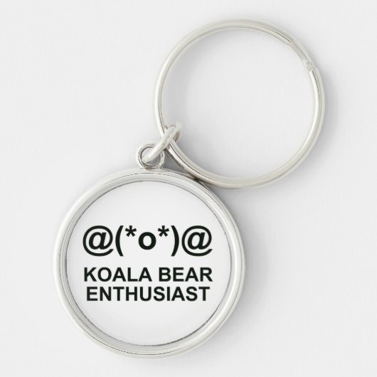 Koala Beer liefhebber Sleutelhanger (Voorkant)