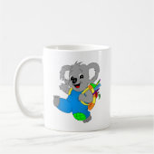 Koala-Beer met rugzak Koffiemok (Links)
