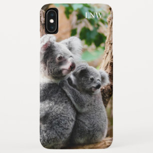Koala-Beer monogram iPhone XS Max Hoesje