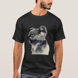 Koala Beer Natuurlijke Tropische Dieren Kunst Natu T-shirt